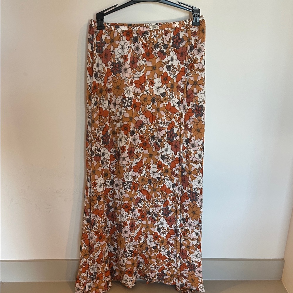 BB Dakota Floral A-Line Skirt - Multicolor